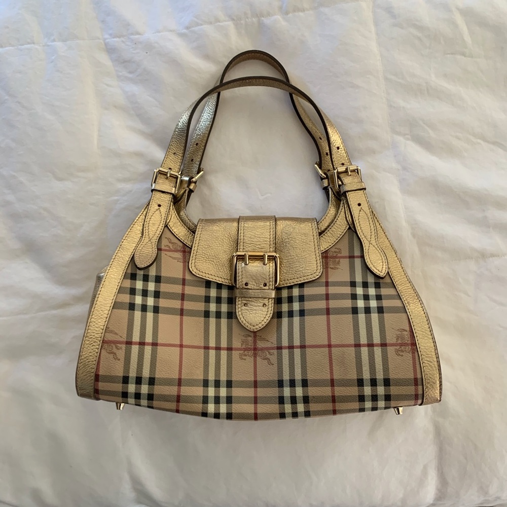 Burberry Nova Check Satchel